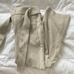 Aritzia Wilfred tie-front pants